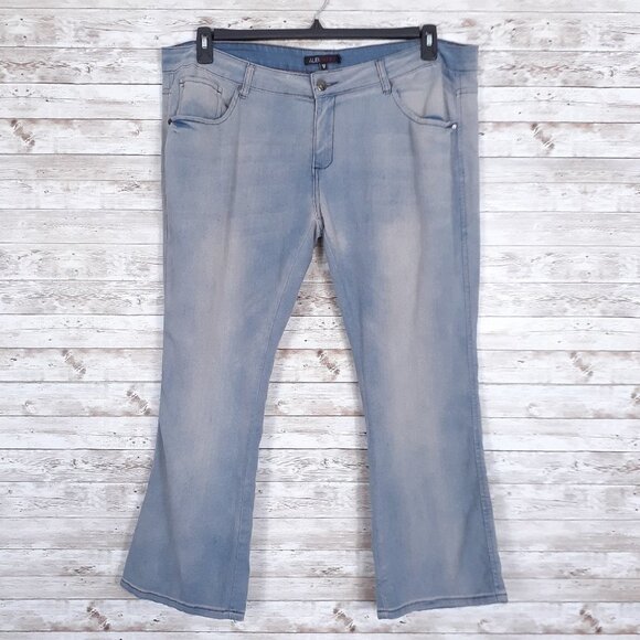 Alibi Denim Denim - Alibi Denim Womens Jeans Sz 14 Boot Cut Blue 436